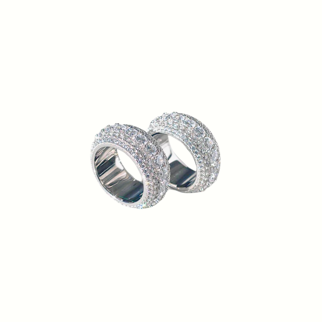 Moissanite Layered Ring