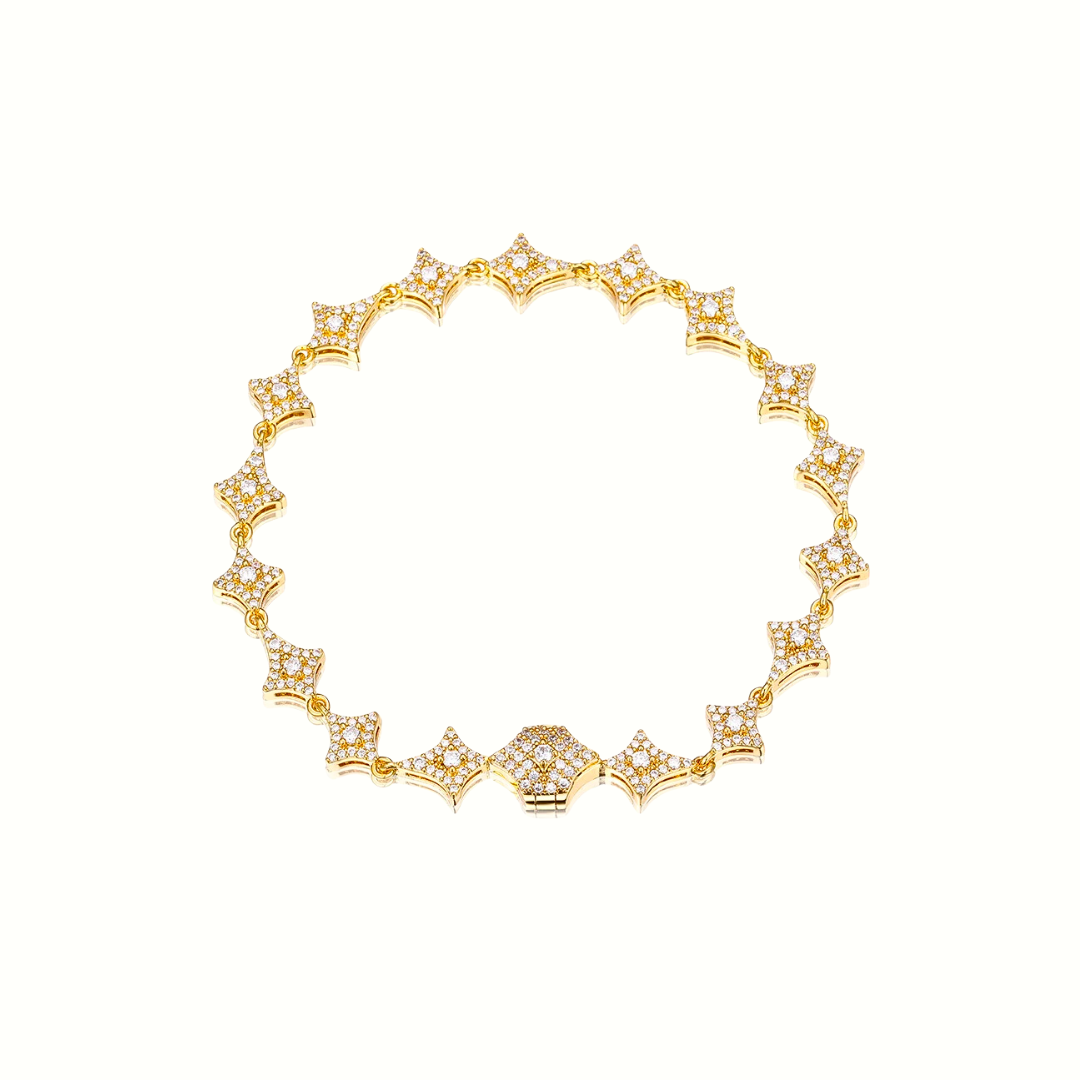 Moissanite Star Link Bracelet